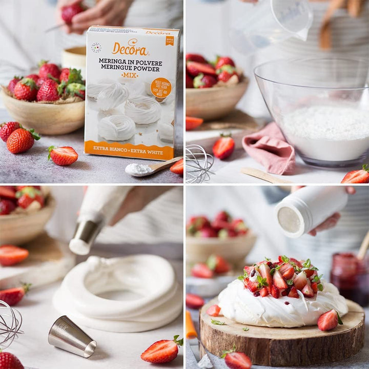 0300315 Amestec de pudră pentru meeringă 300g Pasta de zahar Naty Shop