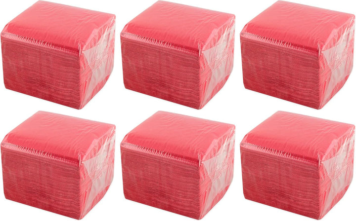 - 600 bucăți Șervețele de masă, Bordeaux, hârtie de unică folosință, Microstitch, 10 X 10 Cm (pliat) și 20 X 20 Cm (nepliat) - Ideal pentru evenimente de catering, baruri și petreceri