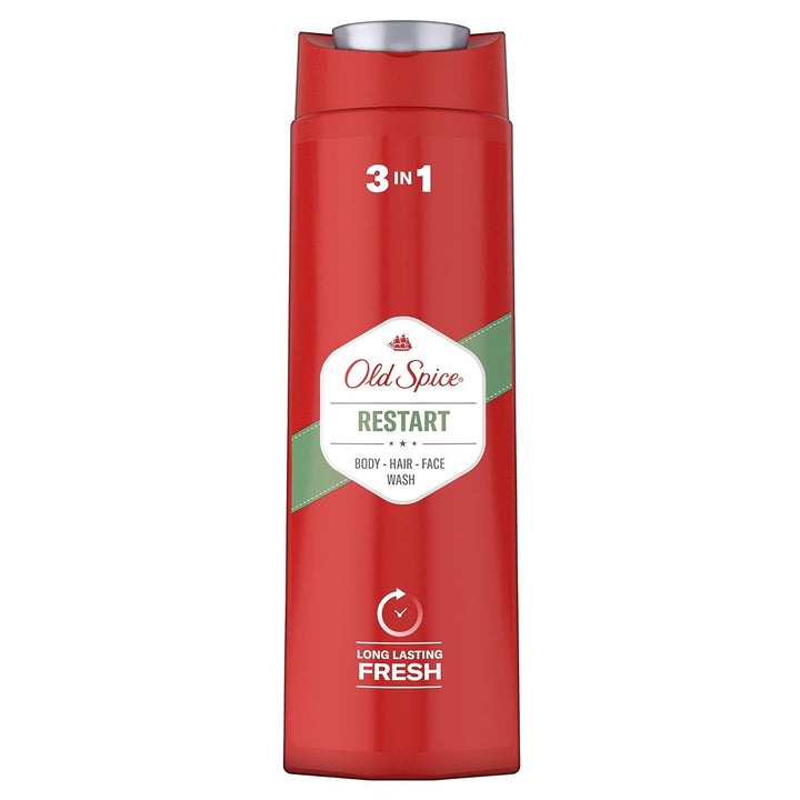 Old Spice Deep Sea 3-In-1 Gel de duș și șampon pentru bărbați Duș și baie Old Spice 400 ml
