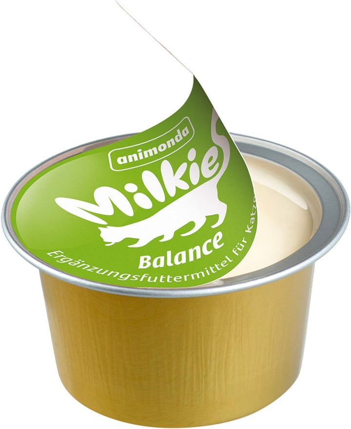 Animonda Milkies Selection (20 cupe À 15 G), lapte de pisică ușor digerabil pentru pisici adulte, pachet valoric practic cu 20 de cupe de lapte de pisică, gustare cu lapte fără soia și zahăr