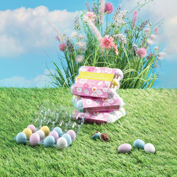 Venchi, Ambalaj cu 12 ouă de ciocolată, aromă Gianduia cu „alune de Piemont”, 120 grame Bomboane de Ciocolata Naty Shop