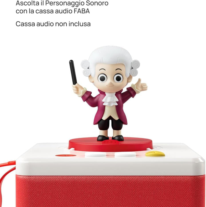 Figura cu sunet, simfonii dulci de Mozart - Canzoncine - jucărie, conținut educațional, versiune italiană, copii 0+ ani Jucarii Bebe Naty Shop