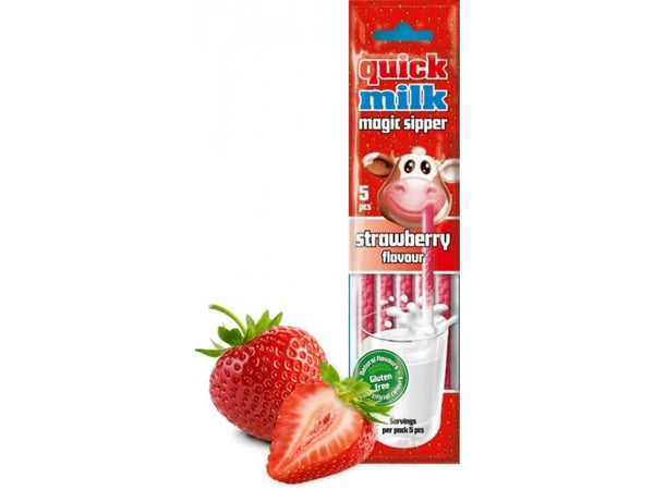 Quick Milk Magic pentru lapte cu aroma de capsune, 30g Nati Shop