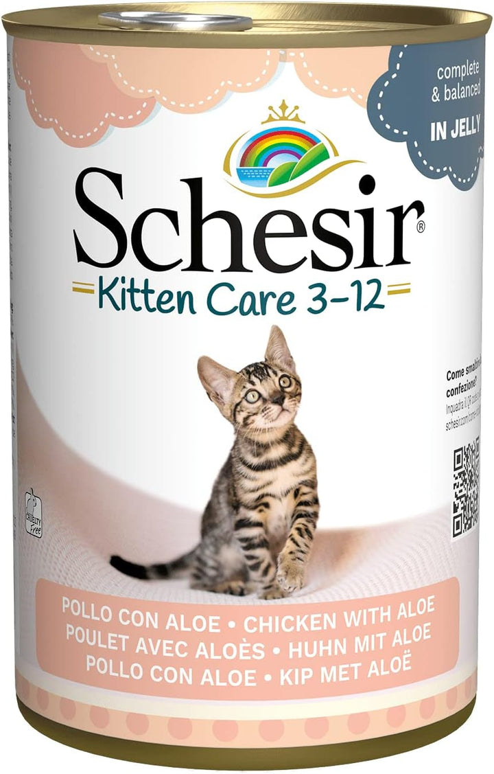 Cat Bio Kitten Monoprotein Chicken, hrană umedă pentru pisici, 16 pungi X 85 G