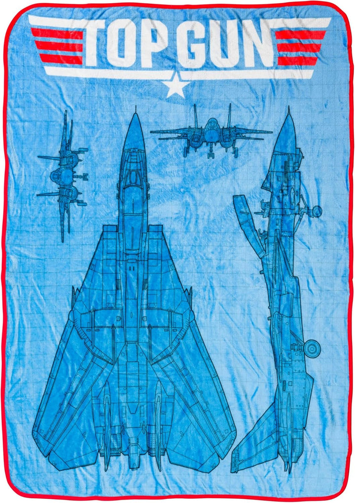 Silver Buffalo Garfield pătură pentru agățat, fleece, 114.3 X 152.4 cm Paturi si Cuverturi Silver Buffalo Top Gun: Maverick