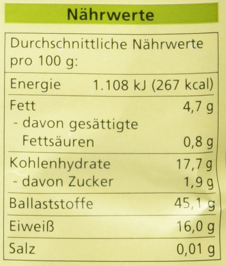 Bio Dinkel-Kleie, 250G Cereale Naty Shop