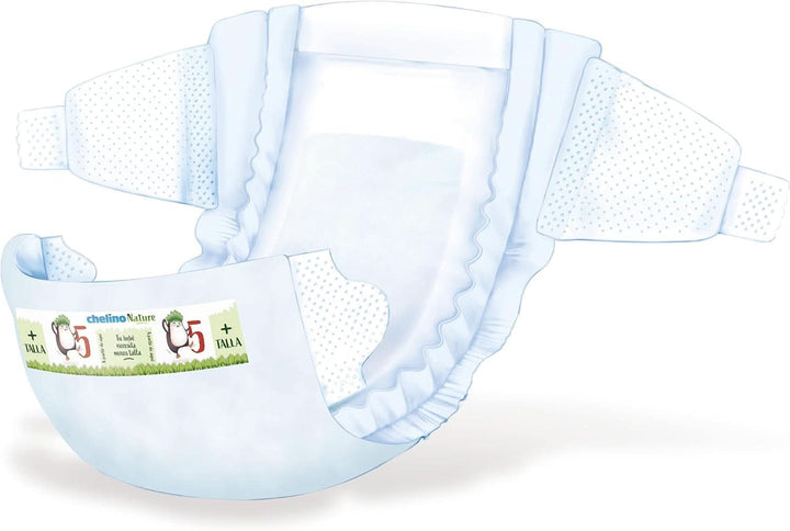 Scutece Chelino Natura pentru copii marimea 5 (13-18 kg), 180 scutece Mama si Copilul Naty Shop