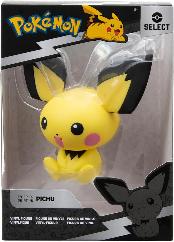 Pokémon PKW3388 - Vinylová figurka - Pichu, Oficiální sbírka figurky, 10 cm