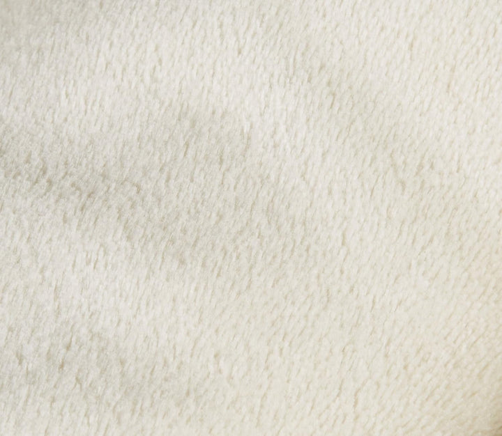 Pat rotund tapițat Amazon Basics pentru câini sau pisici, cu blat din flanel, 50 x 50,8 x 15,2 cm, maro și fildeș