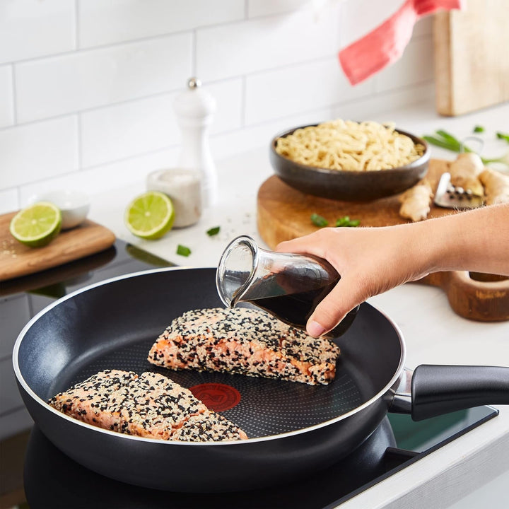 Tefal C27808 Generous Cook Tigaie 32 cm, acoperire antiaderentă, baza Thermo-Fusion, toate tipurile de plită cu inducție Oale si Tigai Naty Shop