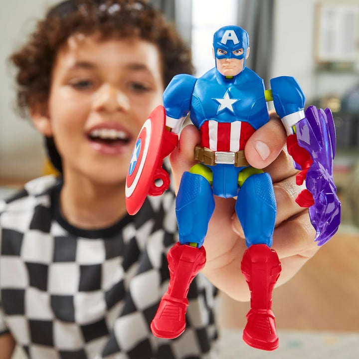 Mixmashers Marvel Captain America Avengers Mix-And-Match Action Figure & Accesorii Action figures Naty Shop