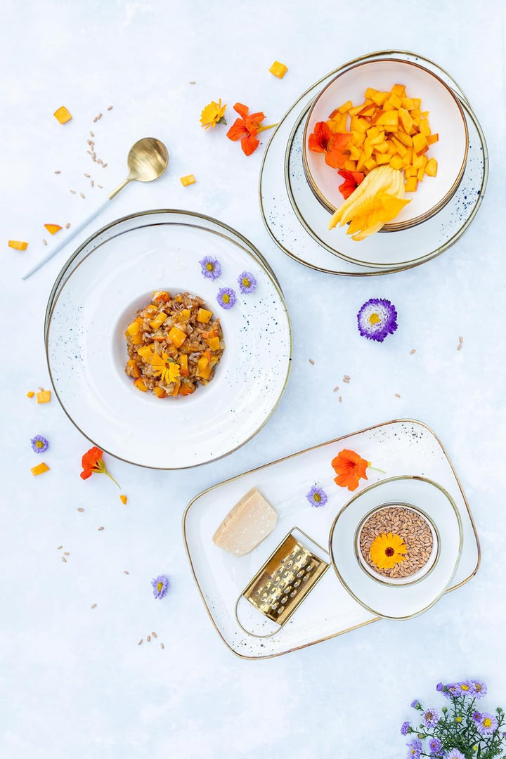 MÄSER Seria Pintar, Set de veselă de înaltă calitate pentru 4 persoane, serviciu combinat din 16 piese Seturi vesela masa Naty Shop