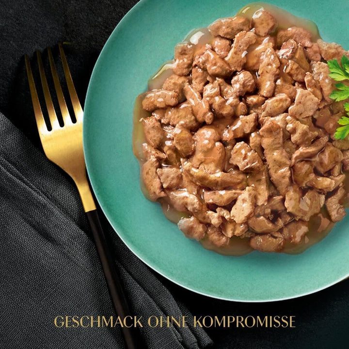 SHEBA Adult Cat Food Wet - 40X85G săculeți - Variație de pasăre în sos - Hrană umedă pentru pisici - 1 pachet vrac