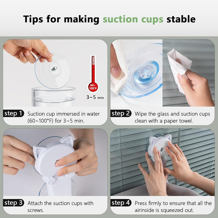 JUNSPOW Pervaz pentru Pisici, Pliabil și Stabil, Hamac Respirabil pentru Pisici, pentru Priveliște, Plasă și Cățărare, Capacitate Maximă de Încărcare de Până la 18 kg (Gri, Plasă)