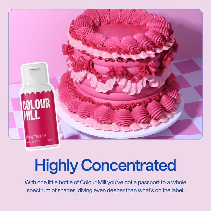 Colorant alimentar galben pe bază de ulei Colour Mill - Colorant alimentar pentru ciocolată, fondant, brioșe, prăjituri, copt, macaroane - Colorant alimentar pentru decorarea torturilor - 20 ml