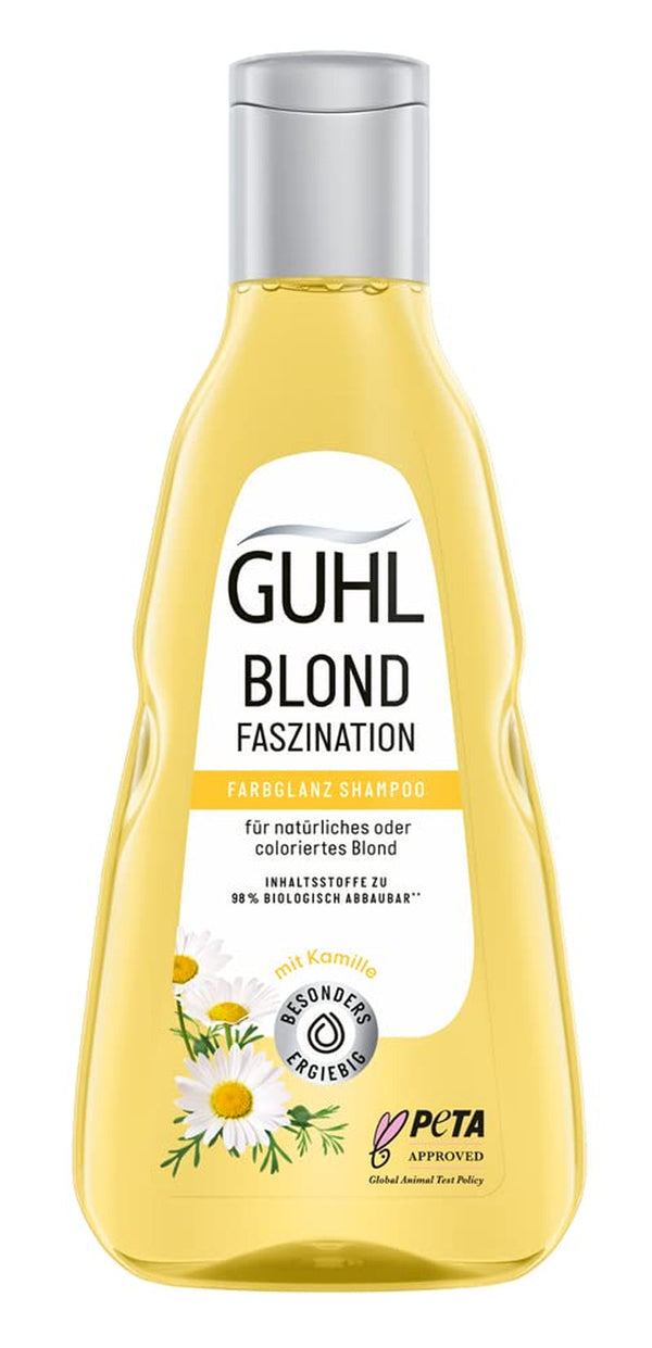 Guhl Blond Fascination Shampoo, Tipul de păr: Blond, Decolorat Duș și baie Guhl 250 ml