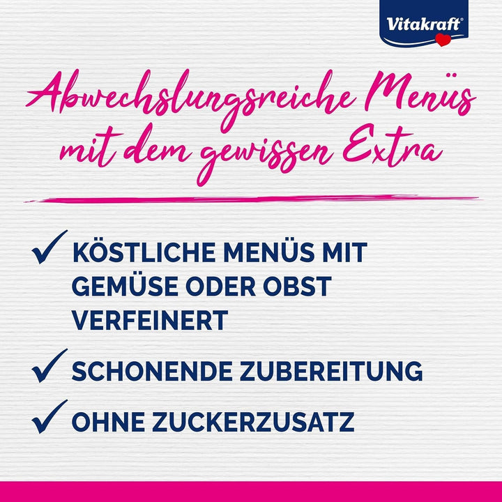 Vitakraft Poésie Création, hrană umedă pentru pisici, hrană umedă pentru pisici în sos, cu somon, cu paste și roșii, fără adaos de zahăr și cereale (1X 85G)