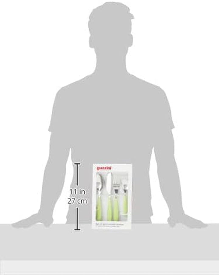 Guzzini - Feeling, set de tacâmuri 24 piese - Verde mere Bucatarie Naty Shop