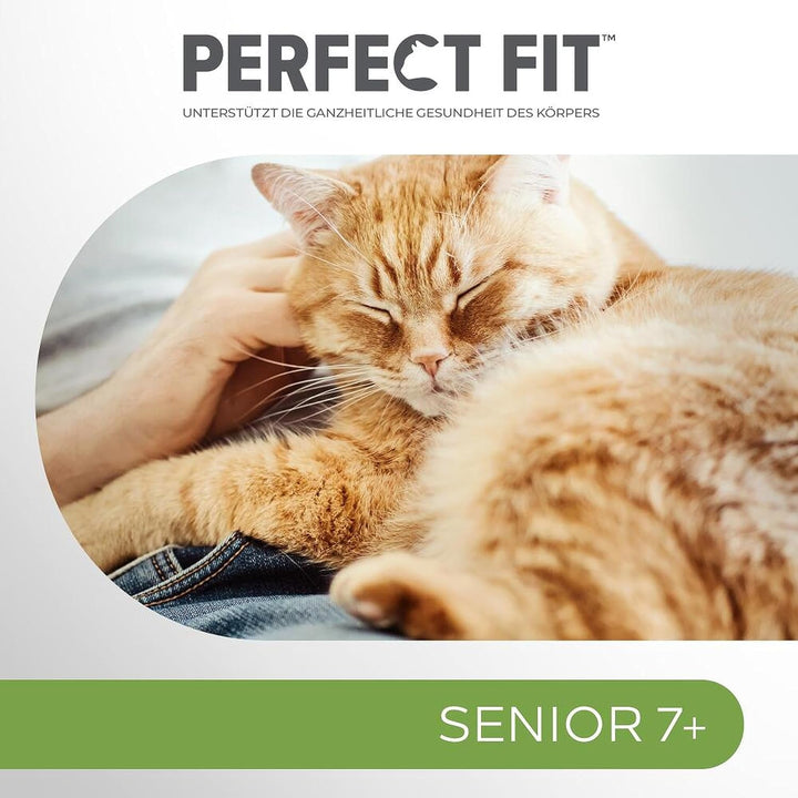 PERFECT FIT™ Pungă porționată pentru pisici Senior cu curcan și morcovi 12 X 85G