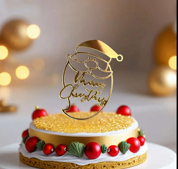 Decoratiune necomestibila, acril, Mos Craciun