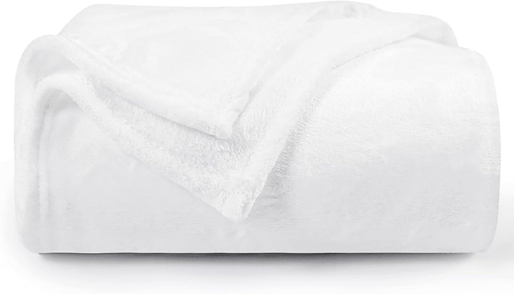 Aisbo Cuddly Blanket Fluffy Blanket Grey - Fleece Blanket 150X200 Cm XL Warm Sofa Blanket, Cosy Living Blanket Light Grey Soft As Living Room Blanket Couch Blanket For Winter Paturi si Cuverturi Besuche den Aisbo-Store Alb 130 X 150 Cm