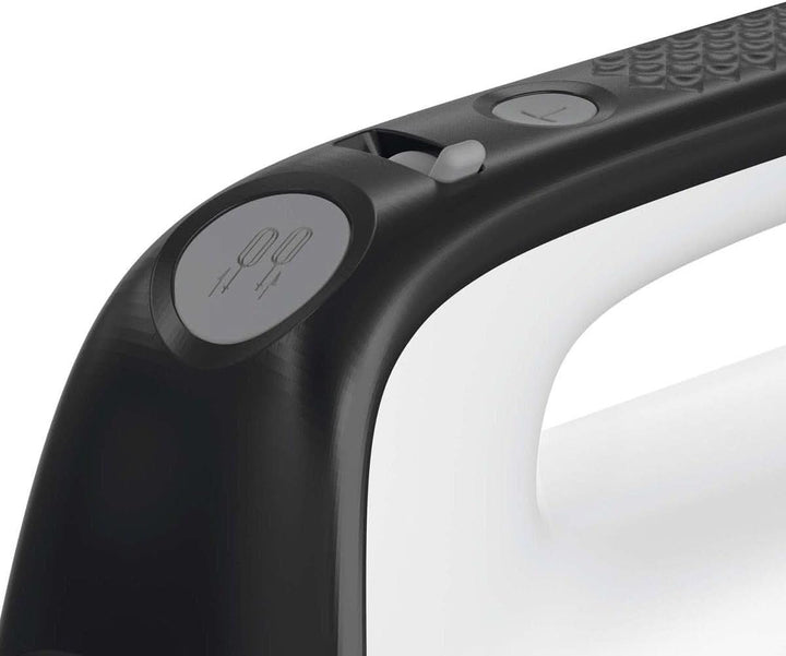 Taurus Station Inox - Standrührgerät Für Backwaren, 500W, 5 Geschwindigkeiten, Turbofunktion, 2 Arten Von Rührstäben: Kneten Und Mixen, Weiß/Schwarz Mama si Copilul Naty Shop