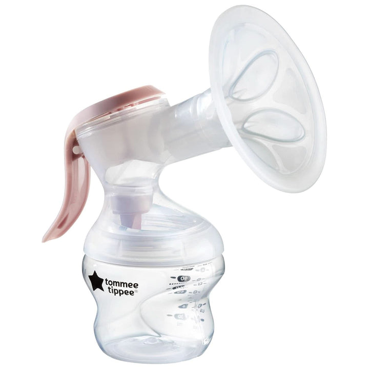 Tommee Tippee Made for Me Manuelle Einzel-Milchpumpe, Starke Saugkraft, Ergonomischer Griff, Tragbare Und Leise Milchpumpe, Samt Babyflasche Accesorii Hrana si Alaptare Bebe Naty Shop