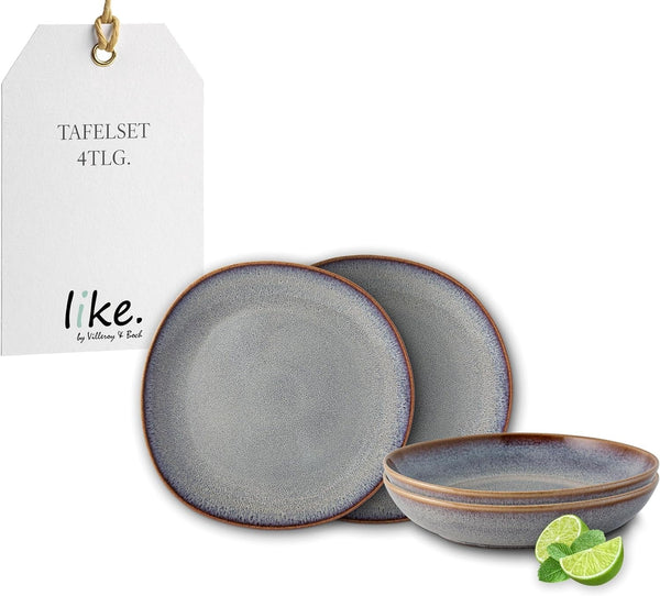 Like. de Villeroy & Boch Lave Beige set de cină 4 piese Seturi vesela masa Naty Shop Default Title