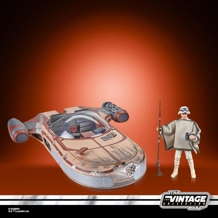 Star Wars Colecția Vintage Landspeeder & Luke Skywalker, Star Wars: O nouă speranță Figura de acțiune și vehicul, 9,5 cm Action figures Naty Shop