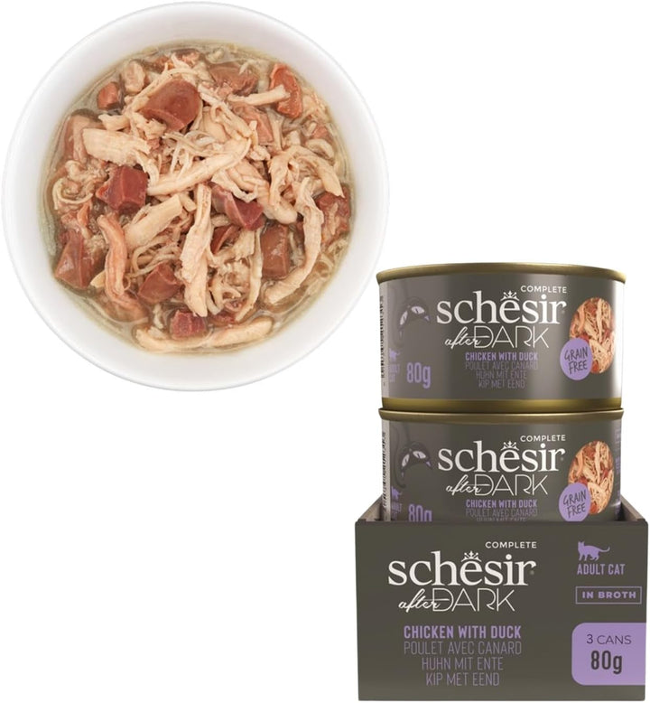 after Dark, Variety Pack, Hùmeda hrană completă pentru pisici, 12 cutii X 80 G