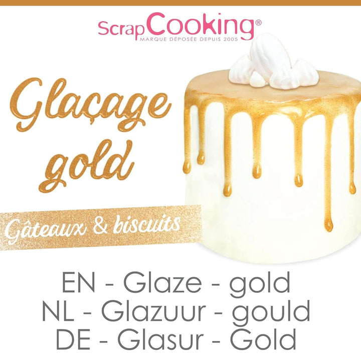 Scrapcooking, Glazura Drip Cake, 140 grame Glazuri si Decor Naty Shop
