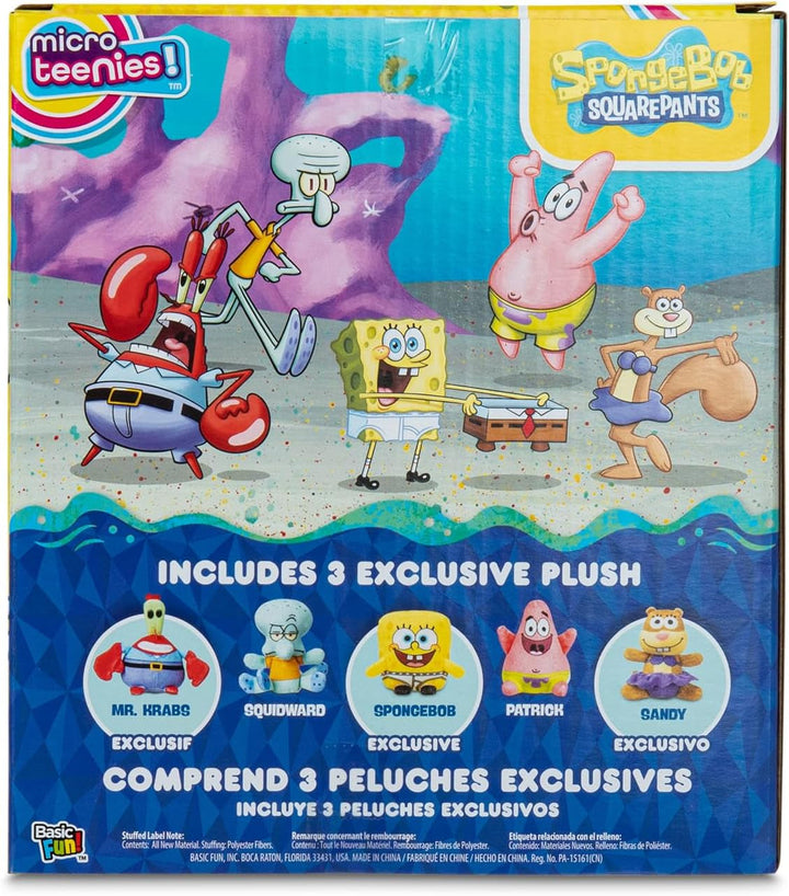 Basic Fun Micro Teenies - Spongebob Squarepants Collector 5-Pack | Cu 3 figuri rare Action figures Naty Shop