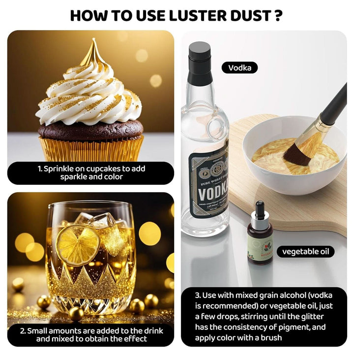 Glitter comestibil, 3 grame Naty Shop