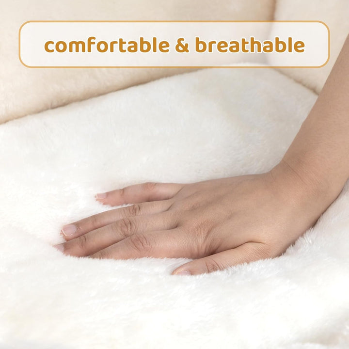 Pat pentru pisici, pat pentru câini mici, pat pentru animale de companie pentru pisici și căței, pat moale pentru animale de companie, pernă respirabilă pentru animale de companie, galben (55 * 45 * 15cm)