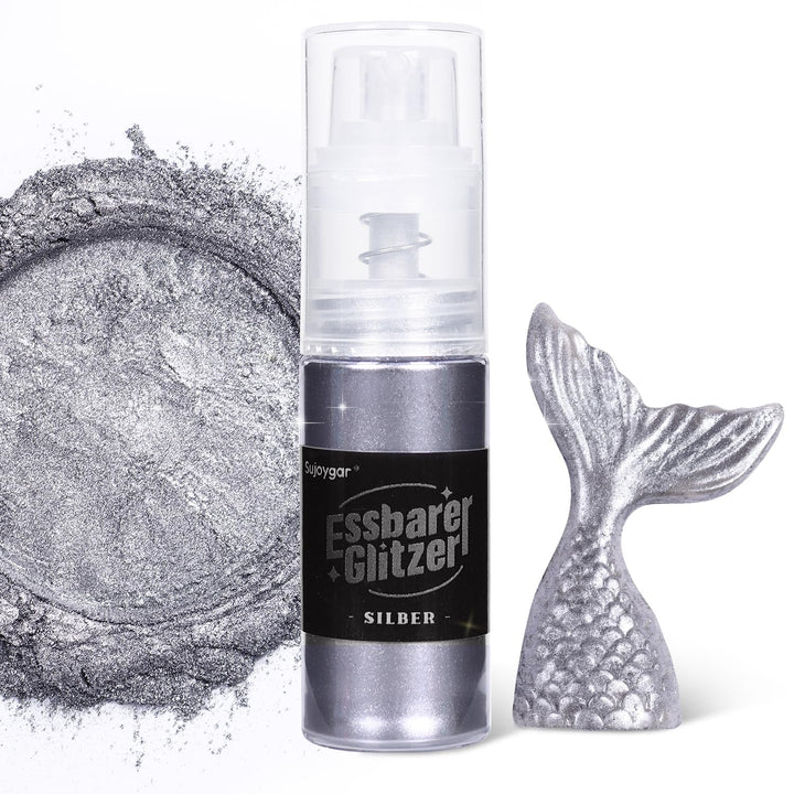 Sclipici comestibil - 10G, Sclipici auriu-roz pentru băuturi, pudră cu sclipici comestibilă, pudră de colorant alimentar, pudră aurie, pudră cu sclipici metalic, spray cu sclipici pentru cocktailuri, ciocolată, prăjituri, fondant