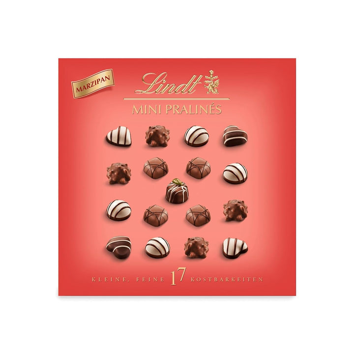 Ciocolată Lindt - Nougat Mini Pralinés, 165 grame, cutie cu 36 de praline Bomboane de Ciocolata Naty Shop 90 G Martipan