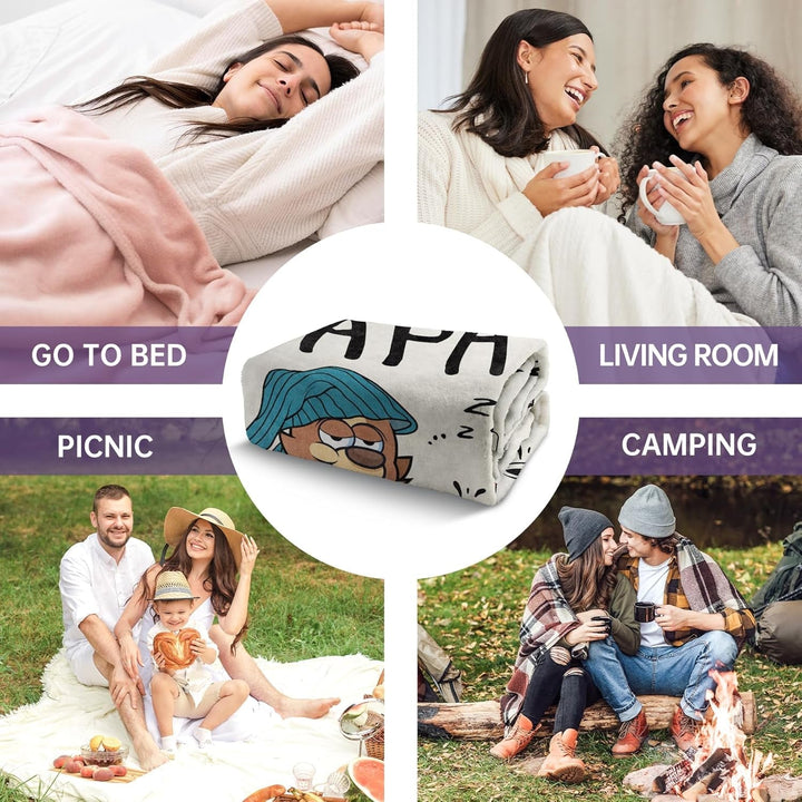 Musaecoin cadou tată, cadou tată ziua de naștere, idei de cadouri pentru tata, cadouri pentru tata, 50-60 inch flanel pătură, cadou de Crăciun pentru tata, cadou de Ziua Tatălui Paturi si Cuverturi musaecoin