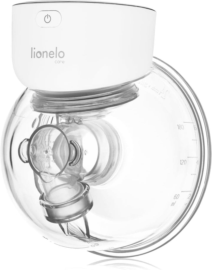 Pompă electrică simplă pentru lapte matern LIONELO Fidi Free 180 ml, pompă portabilă cu 2 faze, economie de energie 9 nivele, 3 dimensiuni de pâlnii din silicon Timer Accesorii Hrana si Alaptare Bebe Naty Shop