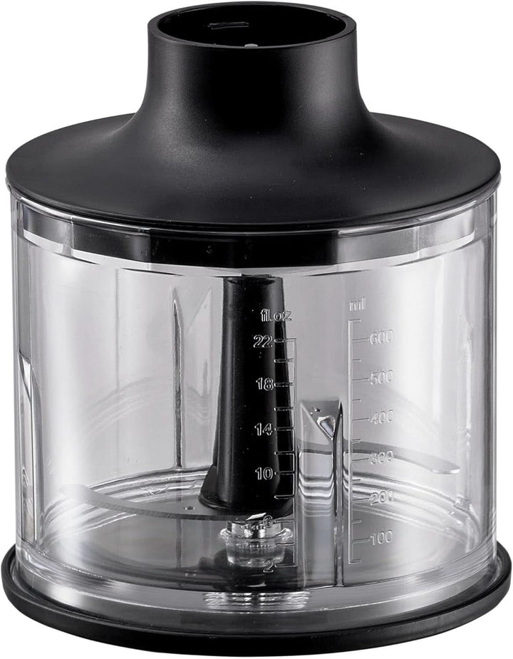 WMF Kult X Stabmixer Set 5-Teilig, Pürierstab, Schneebesen, Stampfer, Zerkleinerer, 600 Watt, Zauberstab Inkl. 700Ml Mixbehälter, Edelstahl Matt Mama si Copilul Naty Shop