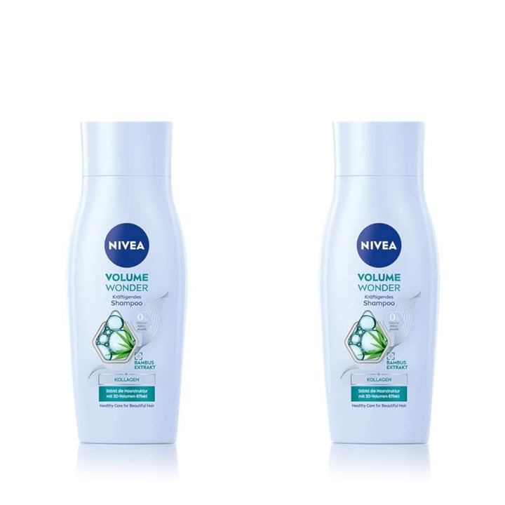 NIVEA Volume Wonder Șampon de întărire, șampon de volum, 50 ml Duș și baie Naty Shop 2 x 50 ml