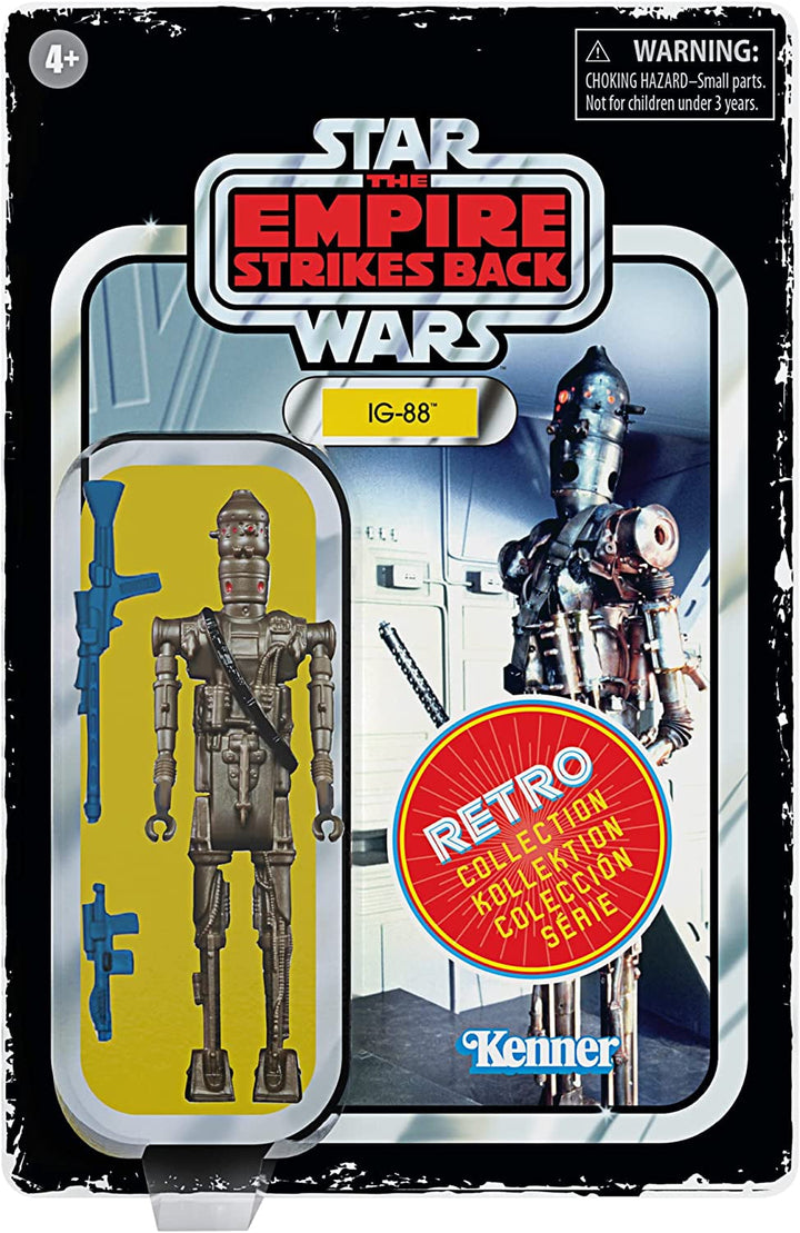 Star Wars Retro Collection Special Bounty Hunter Double Pack Dengar & IG-88, figuri mari de 9,5 cm pentru Star Wars: The Empire Strikes Back Action figures Naty Shop