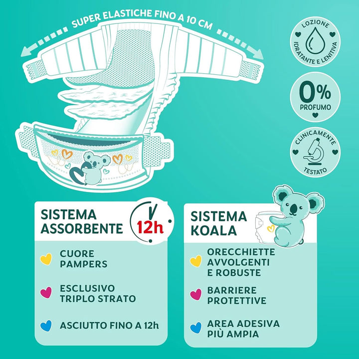 Pampers Baby Dry Junior mărimea 5 (11-25 kg), 192 scutece Mama si Copilul Naty Shop