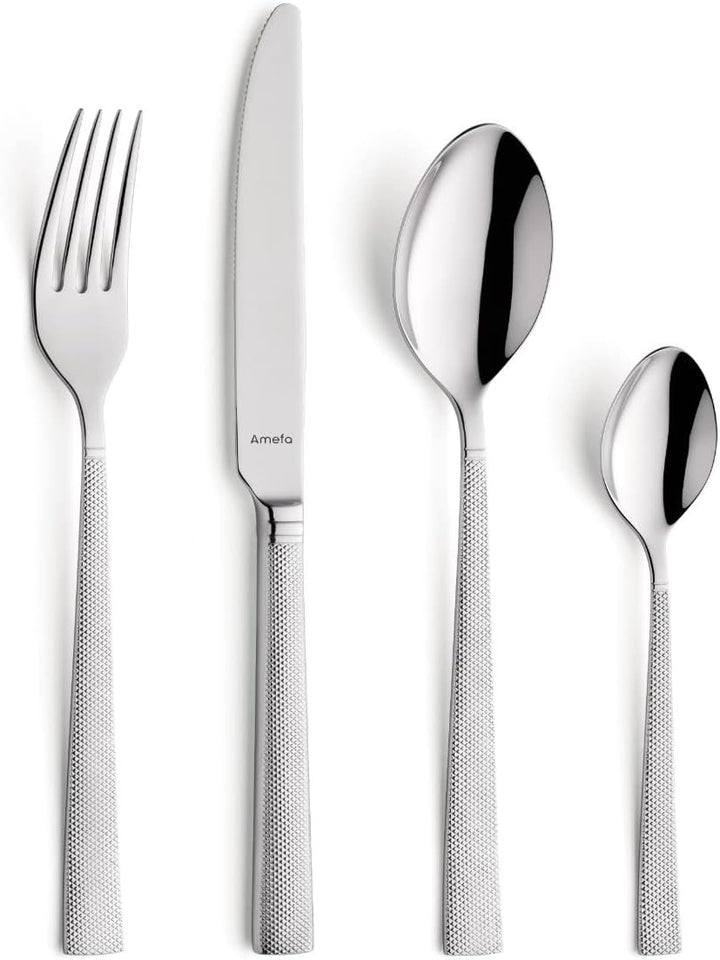 Amefa Jewelt Tartlery Set 4 persoane | 16 Petrecere Oțel inoxidabil 18/0 Bucatarie Naty Shop
