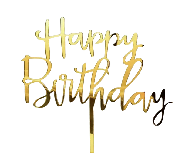 Dekorace UNEMY, TOPPER, všechno nejlepší k narozeninám