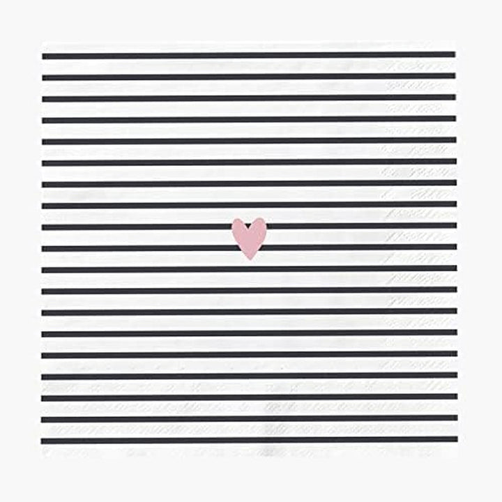 Șervețele Grafik-Werkstatt cu dicton | 20 bucăți | 12,5 X 12,5 cm | alb | bună ziua