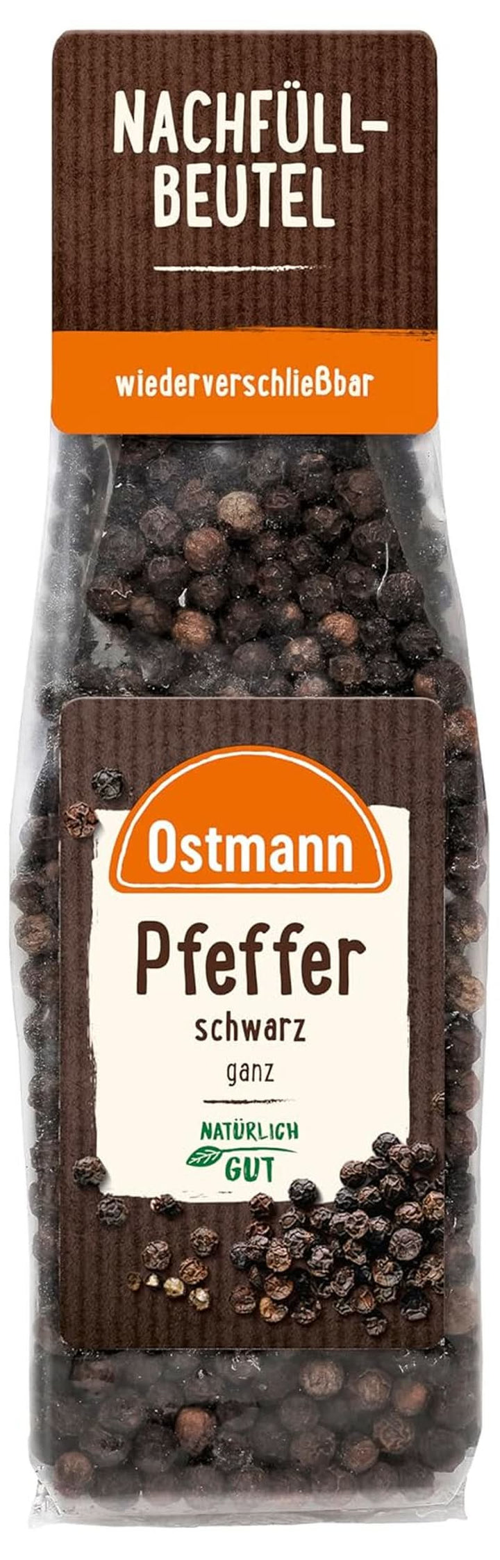 Ostmann boabe de piper negru (1 X 50 G) Condimente Naty Shop 50 grame 1