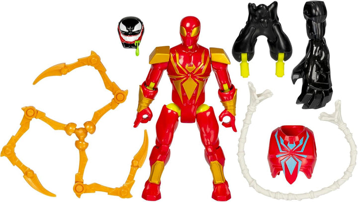 SPIDER-MAN Mixmashers Marvel Mix-And-Match Figura de acțiune și accesorii Action figures Naty Shop Păianjenul de fier