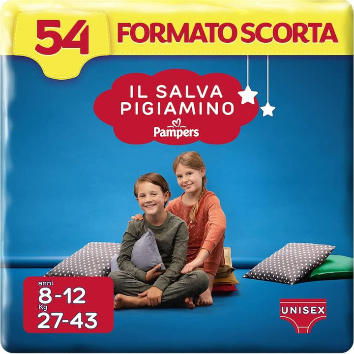 Pampers Il Salvapamino 8-12 ani, 54 scutece, mărime L/XL (27-43 kg) Mama si Copilul Naty Shop 8-12 ani, 54 scutece, mărimea L/Xl (27-43 kg)