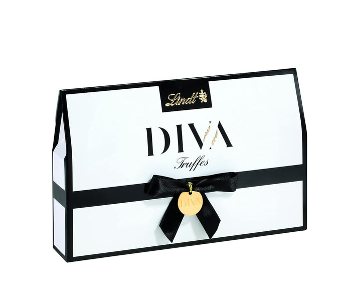 Lindt - DIVA Pralinés, bomboane de ciocolata in 4 sortimente delicioase Naty Shop 114 grame Clutch