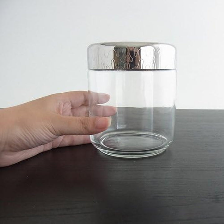 Alessi MW21/75 Borcan de bucătărie din sticlă îmbrăcată 75 cl Cutii depozitare alimente Naty Shop